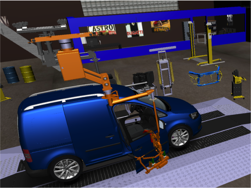 ViP LAB virtual shopfloor simulation 2 CRIT